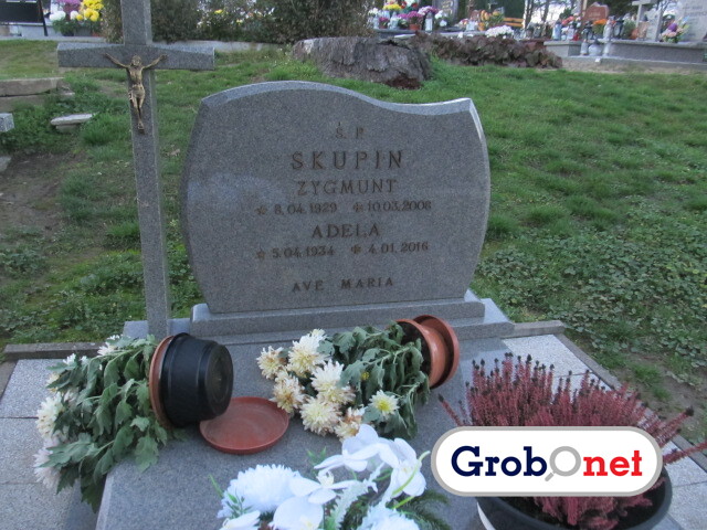 Adela Skupin 1934 Dobrzany - Grobonet - Wyszukiwarka osób pochowanych