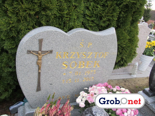 Krzysztof Sobek 1973 Dobrzany - Grobonet - Wyszukiwarka osób pochowanych