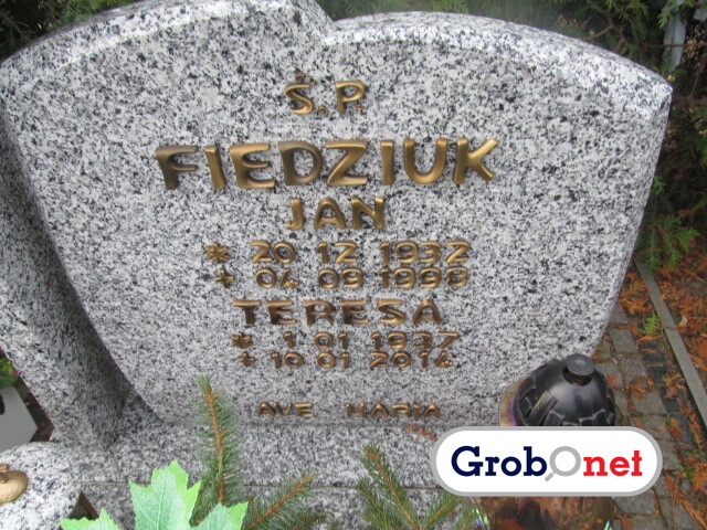 Teresa Fiedziuk 1937 Dobrzany - Grobonet - Wyszukiwarka osób pochowanych