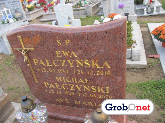 Ewa Pałczyńska 1941 Dobrzany - Grobonet - Wyszukiwarka osób pochowanych