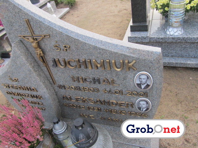 Michał Juchimiuk 1903 Dobrzany - Grobonet - Wyszukiwarka osób pochowanych