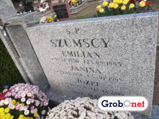 Janina Szumska 1936 Dobrzany - Grobonet - Wyszukiwarka osób pochowanych