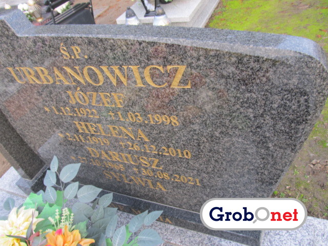 Helena Urbanowicz 1919 Dobrzany - Grobonet - Wyszukiwarka osób pochowanych