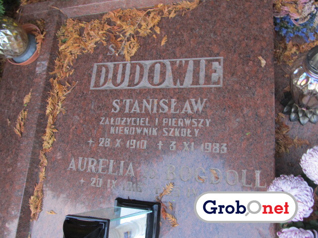 Stanisław Dudowie 1910 Dobrzany - Grobonet - Wyszukiwarka osób pochowanych