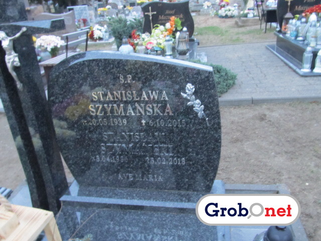 Stanisław Szymański 1936 Dobrzany - Grobonet - Wyszukiwarka osób pochowanych