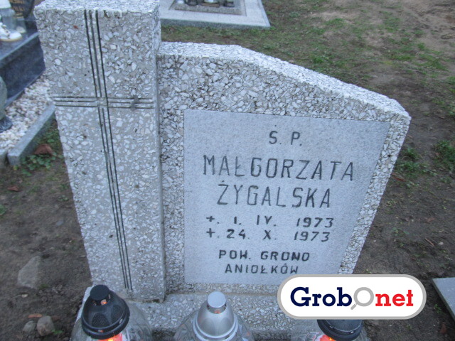 Małgorzata Żygalska 1973 Dobrzany - Grobonet - Wyszukiwarka osób pochowanych