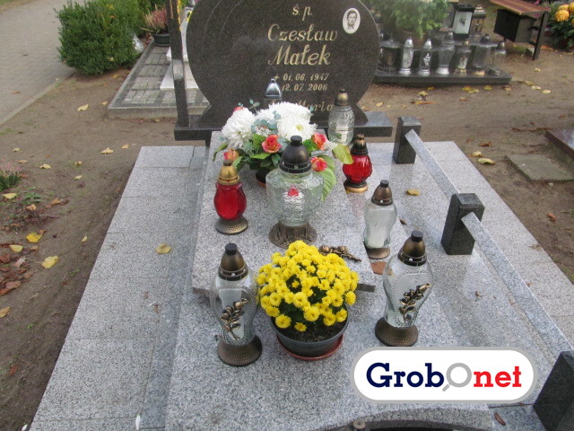 Grób Czesława Małek