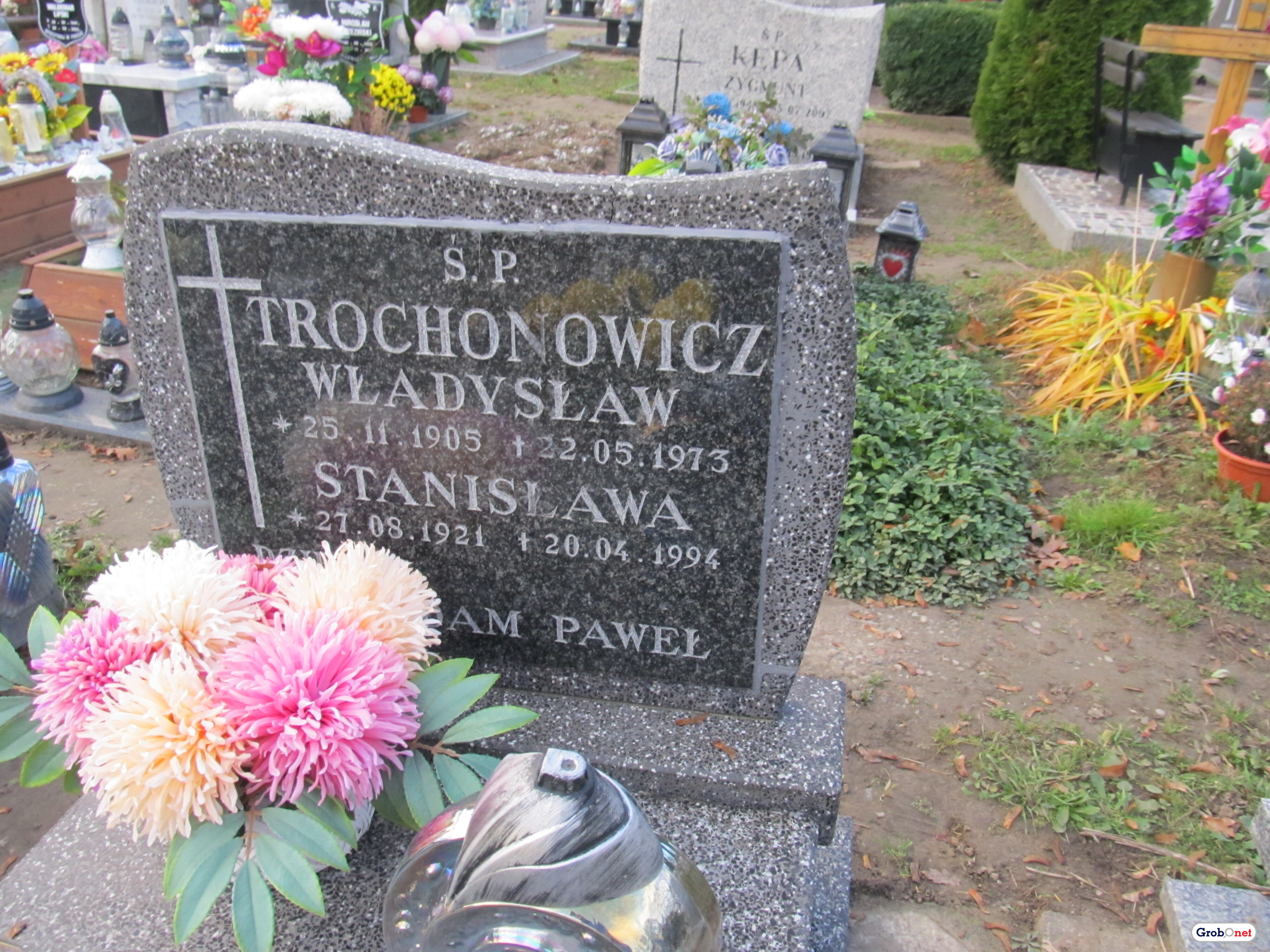 Władysław Trochonowski 1905 Dobrzany - Grobonet - Wyszukiwarka osób pochowanych