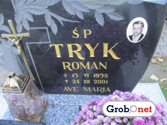 Roman Tryk 1958 Dobrzany - Grobonet - Wyszukiwarka osób pochowanych