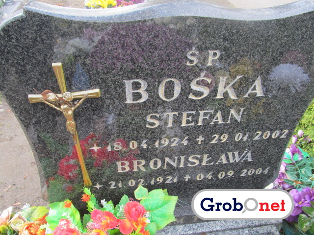 Franciszka Bośka 1897 Dobrzany - Grobonet - Wyszukiwarka osób pochowanych