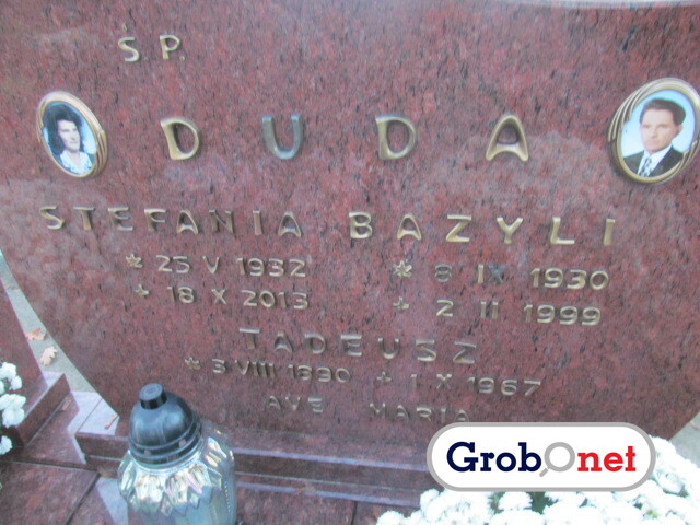 Stefania Duda 1932 Dobrzany - Grobonet - Wyszukiwarka osób pochowanych
