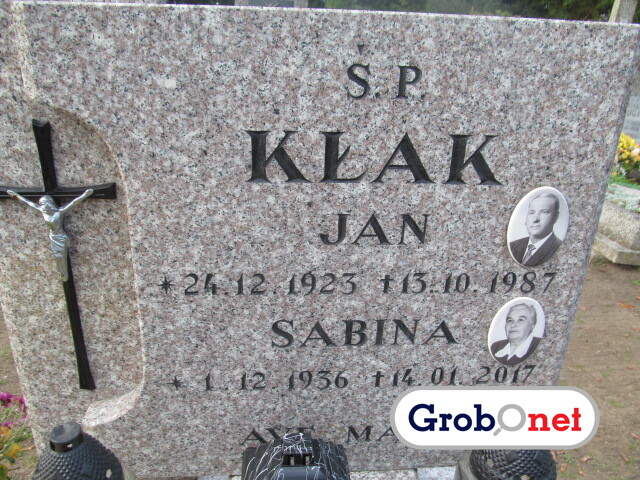 Jan Kłak 1923 Dobrzany - Grobonet - Wyszukiwarka osób pochowanych