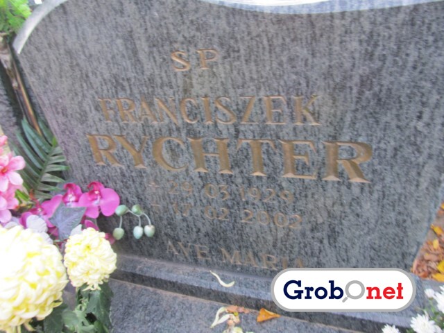 Franciszek Rychter 1929 Dobrzany - Grobonet - Wyszukiwarka osób pochowanych