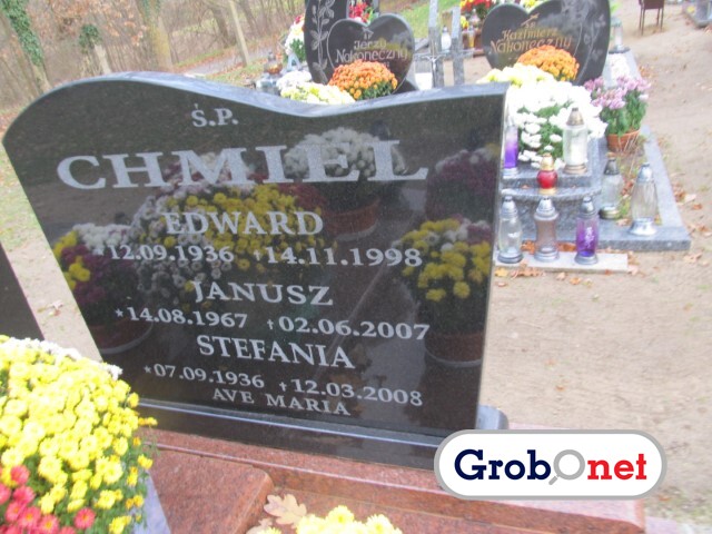 Janusz Chmiel 1967 Dobrzany - Grobonet - Wyszukiwarka osób pochowanych